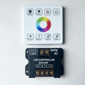 Dimmer dimmer 12V dimmer 24V chiết áp điều chỉnh điện áp bằng bảng Cảm Ứng RGB