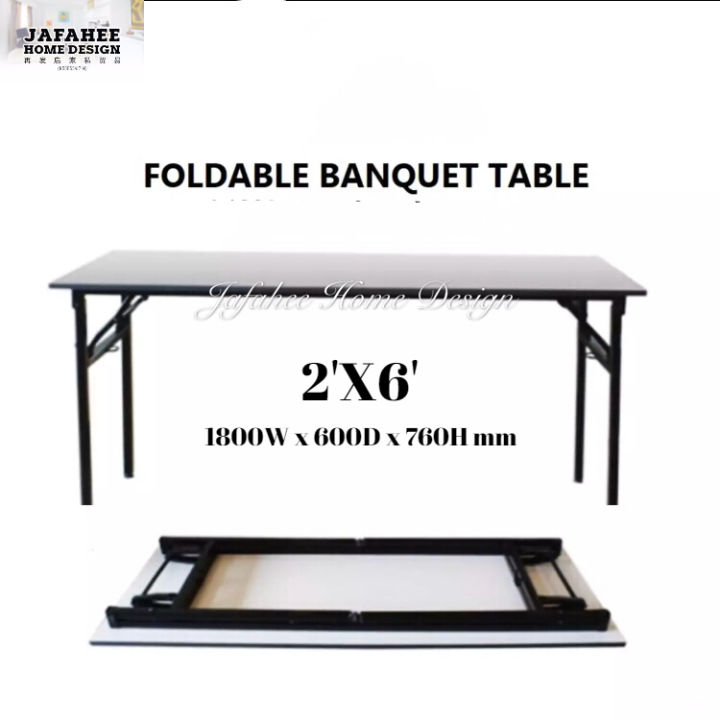 JFH 3V Foldable Banquet Table 2 X6 Lazada