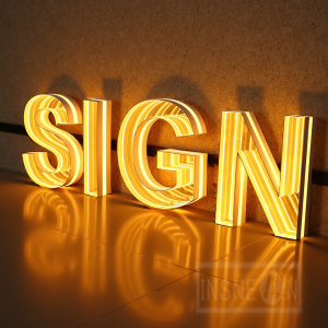 Custom 3D LED Infinity Mirror Light Up Letters Indoor Led Sign Reception Glowing Wall Decor for Home or Business