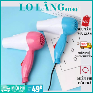 Máy sấy tóc mini gấp gọn 1000W có 2 chế độ thích hợp để mang đi du lịch cao cấp
