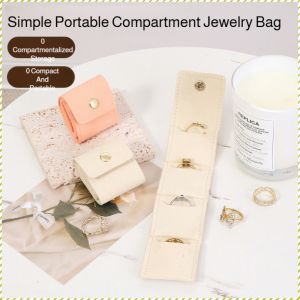 Jewelry Storage Bag Compartmentalized Perfect Size Lightweight and Easy to Carry Applicable Scenes