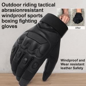 Windproof Wear-resistant Fire-resistant Tactical Gloves Protect Palms Anti-scalding Cycling Gloves