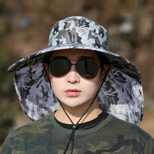 Topi Visor Cadar pria Anti UV Lebar / Topi Pantai Pria Import / Topi Masker Army / TOPI MASKER / TOPI GUNUNG / TOPI BUCKET / TOPI ANTI MATAHARI / TOPI ANTI UV / TOPI SAWAH DMO TP09