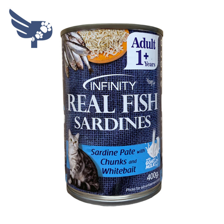 Infinity Real Fish Sardines 400g Sardine Pate with Chunks and