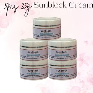 5pcs Generic Sunblock Cream SPF50 10g/25g