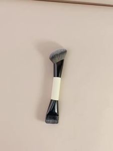 Bàn chải mặt hai mặt Champagne sang trọng – Máy xay sinh tố đường viền đa năng & phấn má hồng để trang điểm dạng bột