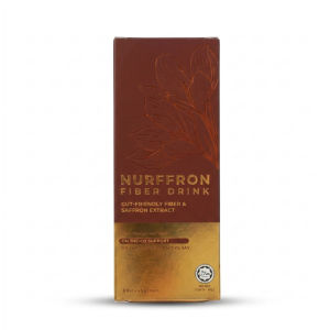 Nurffron Fiber Drink with Premium Saffron Extract Gut-Friendly Fiber Blend Digestive Support