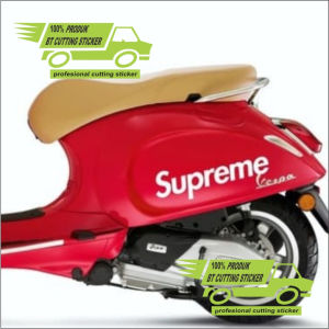 stiker supreme stiker motor vespa stiker supreme vespa
