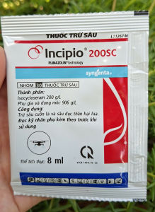 [TRUNG THIEN THINH] Thuốc trừ sâu cuốn lá sâu đục thân INCIPIO 200SC Syngenta gói 8ml diệt sạch sâu lưu dẫn kéo dài