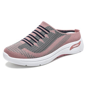 women korean fashion casual flat shoes soft sole boat shoes loafer Comfortable sneaker Slip on shoes walking shoes