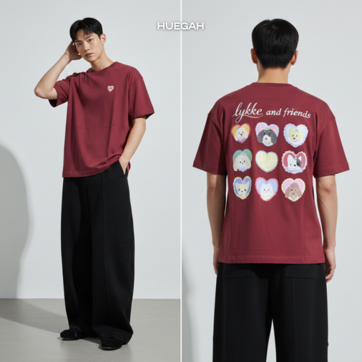 📍[พร้อมส่ง] 👈HUEGAH Lykke’s Paw Gang เสื้อยืด ไซซ์ใหญ่ | Lazada.co.th