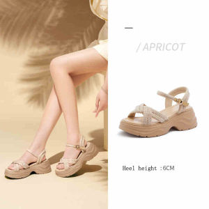 Cameljeans Xăng đan một Dây Mùa Hè Giày nữ Xăng đan đế dày mới