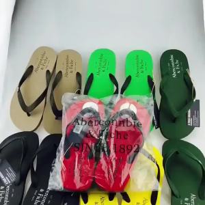 Xiaobei Classic Simple Deer MenS Summer Lightweight Non-Slip Beach Flip-Flops Sandals