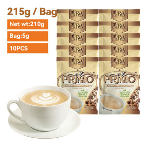 Mr.Squirrel Instant Coffee Sugar-free Black Coffee Mix 3in1 210g/10pcs Creamy White Latte Drink Mix