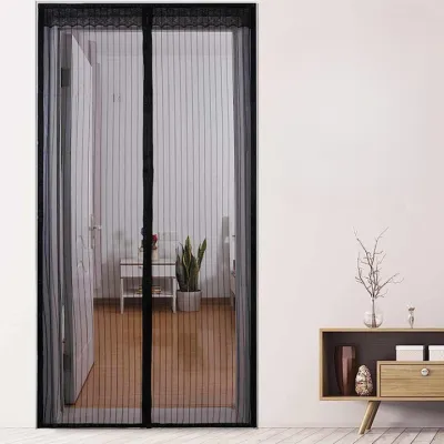 tirai magnet gorden nyamuk Partisi sekat pintu ruangan AC door curtain Tirai Magnet (Fiberglass) 100 x210cm Premium Mesh Tidak mudah terbakar