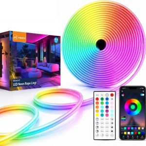 Bộ đèn LED dây 5V với cổng USB hiệu ứng neon đổi màu cảm biến nhịp điệu âm nhạc đèn LED dây trang trí kiểu DIY