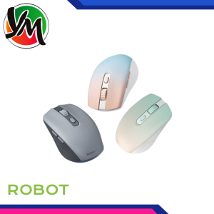 MOUSE ROBOT M370 WIRELESS Silent Klik Optical 3200DPI USB