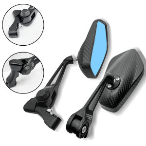 Street King Side Mirror For Motorcycle Heavy Duty Anti-Glare Lens Universal AOS3 Alloy