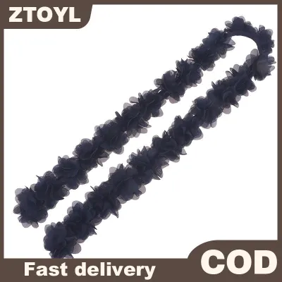 ZTOYL 1 sân 24 hoa voan ren vá vải vải trang trí Hoa Quà Tặng ruy băng DIY Bridal Veil Giày cưới Quần áo thủ công mỹ nghệ