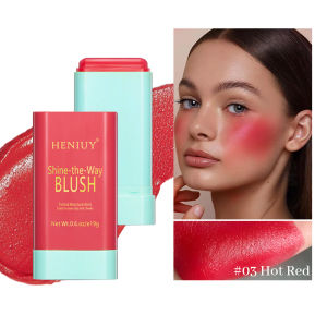 3 Color Tinted Moistured Blush Stick Waterproof Long-lasting Makeup Tubes Used on Cheeks Lips Eyes Multi-use Blush Makeup Stick