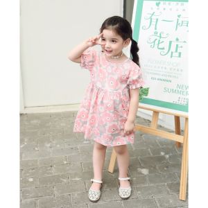 Dress Baju Anak Perempuan Style Korea Kualitas Import Premium Bahan Katun 1-6 Tahun - KC4A