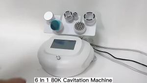 6 in 1 Ultrasonic Cavitation RF Vacuum Body Slimming Machine for Home Salon Use with 6 Probes
