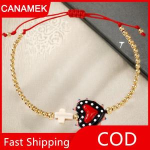 【CANAMEK】 Phụ Nữ Bohemian Đính Cườm Vòng Đeo Tay Đầy Màu Sắc Trái Tim & Sao Charms Có Thể Điều Chỉnh Chuỗi Hoàn Hảo Cho Mặc Hàng Ngày Kỳ Nghỉ Và Món Quà Kỳ Nghỉ