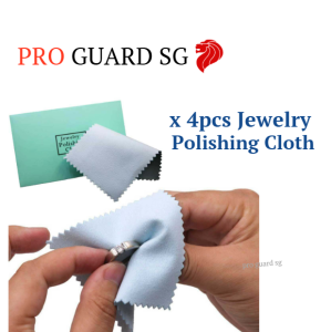 [SG] 4pcs Jewelry Silver Gold Metals Jewellery Polishing Cleaning Cleaner Cloth