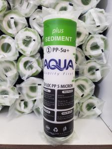 (HCM) Lõi Lọc Nước Aqua Số 1 Loại 10 inch - PP 5 Micron - Dùng Trong Máy Lọc Nước RO