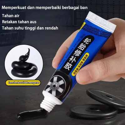 60ml Lem Perbaikan Ban Perekat Instan untuk Retak Tusukan Dinding Samping dan Trauma Lem Motor Otomatis car tire repair glue