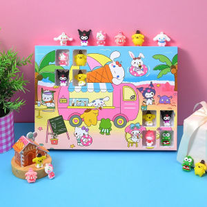 Blind Box Sanrio Gantungan Kunci Gantungan Lotso 40 Holes Disney Keychains Box Blind Surprise Hadiah