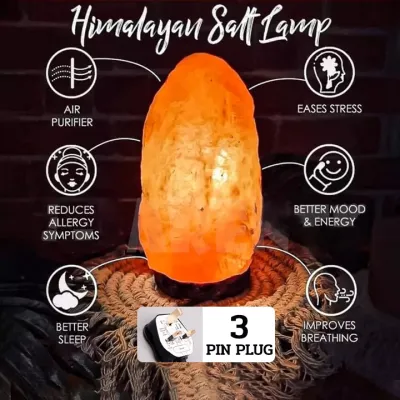Himalayan Salt Lamp Night Light Bedroom Home Decoration