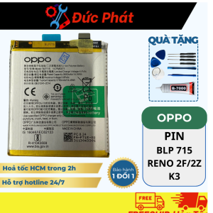 Pin THAY THẾ OP Reno 2F / 2Z / K3 TỐT - BLP 715 ( Tặng keo dán và bộ sửa)