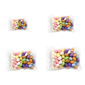 Egg Shakers Colorful Foam Self Painting Eggs Rhythm Learning Toy Gifts Favor for Kids Early Development Holiday Decor