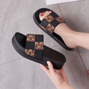 [Free Shipping] Thickened Summer Outdoor Slippers For Women Suitable For Dorms Offices And Casual Outings Comfortable Beach Sandals With Thick Soles