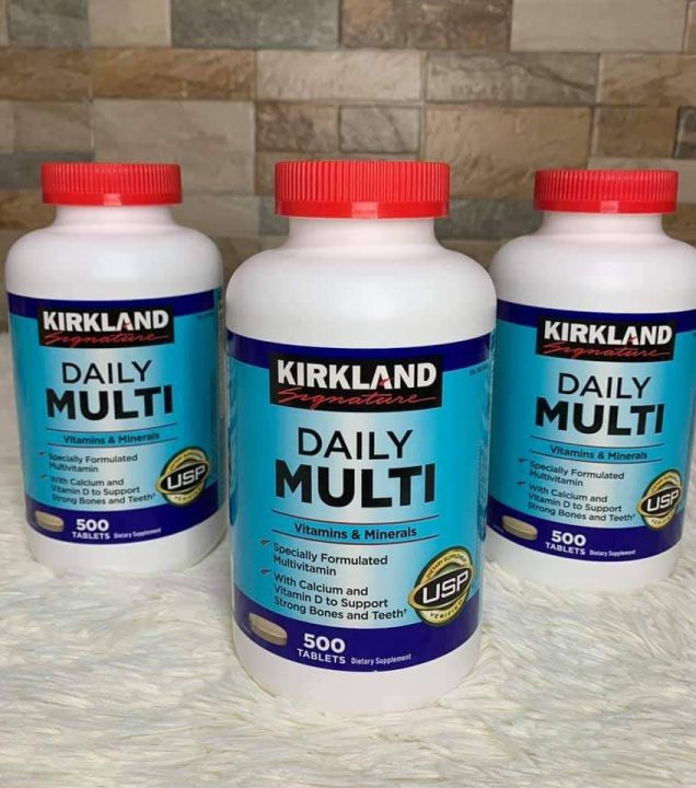 Kirkland Signature Daily Multi Vitamins And Minerals 500 Tabs Lazada Ph