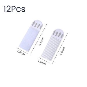 CLM ตีนตุ๊กแกติดผนัง ตีนตุ๊กแกแขวนรูป ไม่ต้องเจาะผนัง  12 ชิ้น/แพ็ค Nylon hook