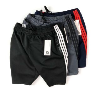[HCM]Quần Nam Thể Thao BA SỌC (Short) GUGOSTAR G442 3 Túi Khóa Kéo Co Giãn Tốt