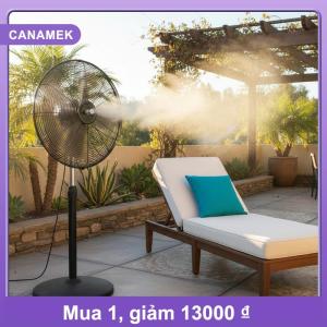 【CANAMEK】 10 cái vòi phun phun sương phun sương đầu dễ dàng cài đặt cho Patio vườn làm mát và rau hệ thống tưới nước