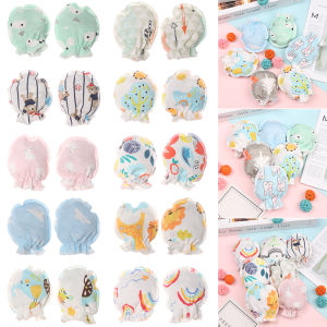 1/5/10 Pairs Warm Protection Face Soft Cotton Anti Scratching Baby Gloves Mittens Full Glove