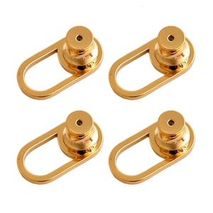 Pack of 4 U Shaped Earring Lifter Backs Practical Earring Stabilizers Metal Support for Heavy Earrings and Droopy Ears