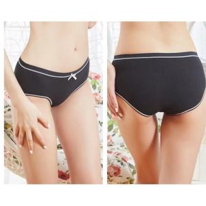 Local]Screw thread womens underwear womens cotton fashion briefs seamless cool underwear