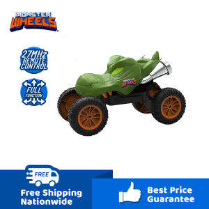 [FLASH SALES] Monster Wheels 27Mhz Toy Dino Remote Control Monster Truck - Green