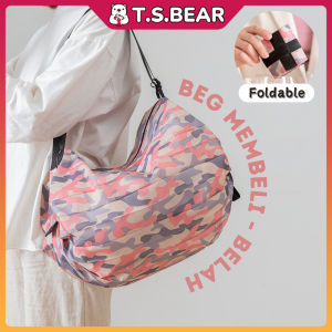 Foldable Shopping Bag Recycle Bag Large Grocery Bag Reusable Eco Bag Beg Membeli-belah Tas Belanja Lipat Beg Besar T14