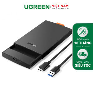 Hộp đựng ổ cứng 2.5 inch SSD HDD SATA UGREEN US221 6TB Tốc độ truyền tải cao | Thiết kế sang trọng BH 18 Tháng 1 Đổi 1 30848 80556 60734 60735 70499 80555 80555 70498 60353 50743