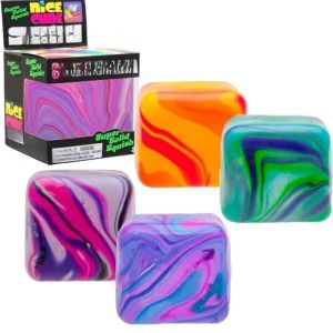 YUDESHUI 5 ซม. ของเล่นบีบลูกบาศก์ บรรเทาความเครียด โมจิ ของเล่นบีบ ของขวัญ รูปทรงเต้าหู้ ของเล่นสัมผัส ลูกๆ