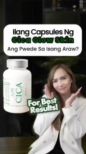CICA 20in1 Whitening Glutathione Oral Sunblock 60 capsules Gut Health Supplement Glow Glowing Nature