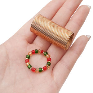 68 Loops 20mm Steel Wire Rings Loop Rhodium Gold Color Beading Wire Circle Hoop for Jewelry Making Findings DIY Finger Ring Accessories