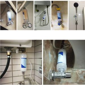 Quick-Connect Water Replacement Cartridge Inline for Refrigerator Ice Maker Under Sink