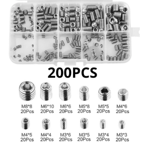 Baut Tanam L Stainless Steel M3-M8 200PCS Baut L Tanam